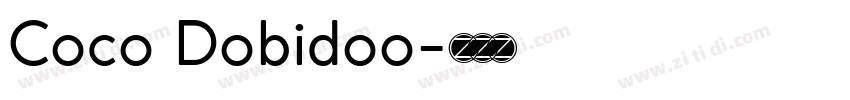 Coco Dobidoo字体转换